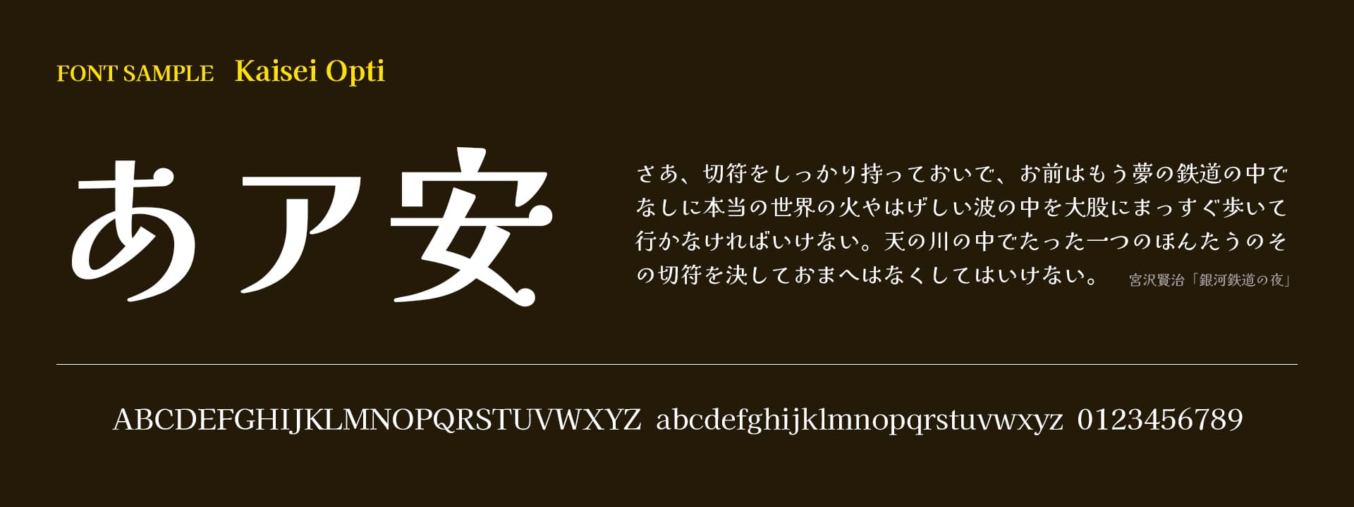 Kaisei Opti（解星オプティ）